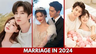 TOP CHINESE ACTOR WHO ARE SET TO GET MARRIED IN 2024  chinesedrama marriage [upl. by Nylecaj789]