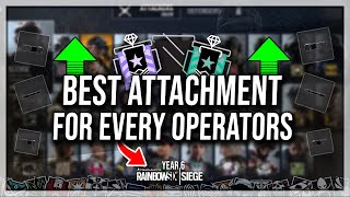 Best Attachments And Loadouts For Every Operator In Rainbow Six Siege [upl. by Aihsenad450]