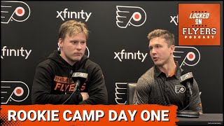 Philadelphia Flyers Rookie Camp 2024 Day One Report [upl. by Kiran]