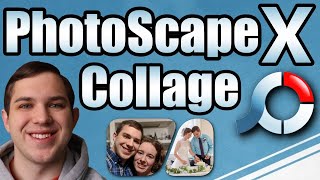 How To Make Collages In PhotoScape X InDepth Tutorial [upl. by Desdamona]