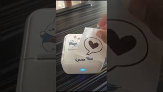 Mini pocket printer 🖨️ video youtube youtubeshortsminiprinter [upl. by Mayap618]