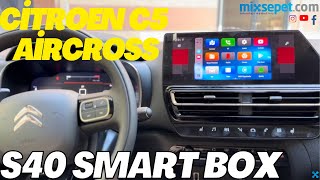 CİTROEN C5 AİRCROSS ANDROİDİ MULTİMEDYA DÖNÜŞTÜRME citroen citroenc5aircross carplay smartbox [upl. by Thibaud615]