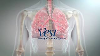 THE VEST airway clearance system  3D Animation Video [upl. by Langer541]