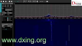 Two freq 255260 MHz and 257900 MHz Milsat Satcom pirates received in Sofia Bulgaria [upl. by Stoeber266]