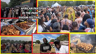 Gambia 🇬🇲 🇸🇳 SeneGambias Biggest African Summer PARTY IN THE PARK UK YARAM FESTIVAL [upl. by Gerti]