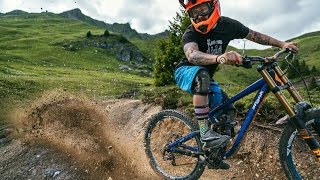 New Mountain Bike Track at Les Crosets [upl. by Mattah]