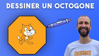 Comment dessiner un octogone régulier sur Scratch Tutoriel [upl. by Annayad]