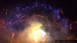 London Fireworks on New Years Day 2008  New Year Live  BBC One [upl. by Abroms]