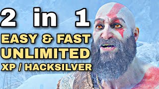 God of War Ragnarok Best HackSilver XP Farming Spot [upl. by Catima900]