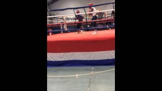 James Harris Amateur Boxing Knockout [upl. by Helyn]