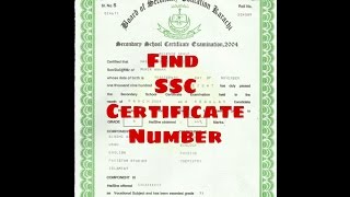 How to Find SSC Certificate Number । What which is 10Th Class SSC Certificate Number [upl. by Becka784]