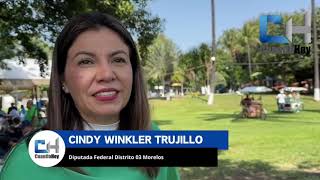 TRABAJARÁ CINDY WINKLER PARA QUE EL PRESUPUESTO ALCANCE Y SEA JUSTO PARA MORELOS [upl. by Acile]