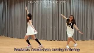 BANDOLERO COMANCHERO PPP ParaPara Song Of Initial D Dance With Lyrics Super Eurobeat パラパラ [upl. by Eintruok]