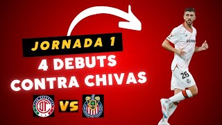 Jornada 1 Toluca EMPATA contra Chivas cdt ligamx [upl. by Ellinad460]