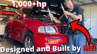 Ford Lightning Getting a Full Custom Fuel System  Fragola Push Lock Install  Part 1 [upl. by Jackie]