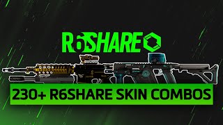 230 R6share skins w attachment skins combos  Rainbow six siege [upl. by Millar]