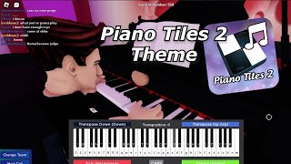 Bluestone Alley Piano Tiles 2 Theme On Roblox Got Talent [upl. by Anihcak]