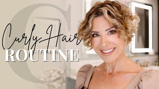 How to Style Natural Curls  Curly Hair Tutorial  Dominique Sachse [upl. by Teddman644]