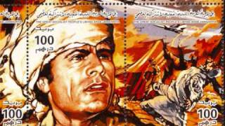 LIBYA  Khadafi in Libyan stamps part 4 [upl. by Rekyr]