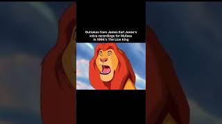 Outtakes From James Earl Joness Voice Recordings For Mufasa in 1994s The Lion king shorts [upl. by Marybelle558]