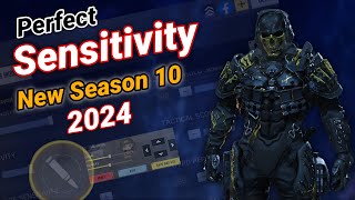 Ultimate Zero Recoil Sensitivity Settings For COD MOBILE New Season 10 2024 For Battle Royale 3 [upl. by Dyer]