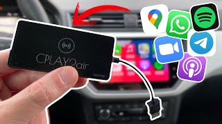 CarPlay INALÁMBRICO en cualquier coche con ESTO  CPLAY2air [upl. by Sainana]