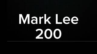 MARK LEE  200 KARAOKE VERSION [upl. by Eblehs]