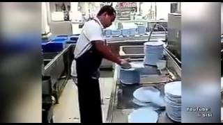 FULL Watch the worlds fastest dishwasher in action [upl. by Brandais]