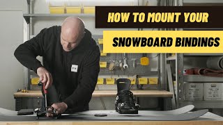 How To Mount Your Snowboard Bindings [upl. by Clovah]