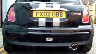 Mini Cooper 1 6L Mid Sport Exhaust Longlife Exhausts Berkeley [upl. by Morganne871]