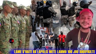 Gwo nouvèl 29 Juillet Lame dHaiti ak Lapolis fenk mete lanmo 100 jou andifikilte10 bandi tonbe pou [upl. by Yrakaz932]