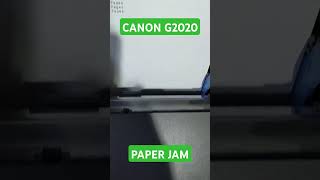 CANON G2020  PAANO IFIX PAPER JAMMED ISSUE highlights canon likeandshare subscribe printer [upl. by Swann]