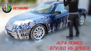 Detailing ALFA ROMEO GTV SPIDER 30 V6 by MP DETAILING [upl. by Feledy751]