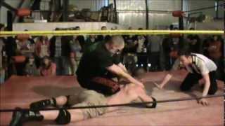 Jester vs Sean Lucas and the aftermath FWF Schools Out 29062013 [upl. by Annaehs]