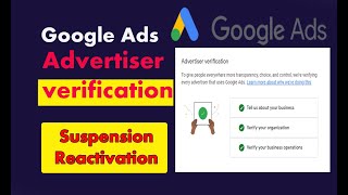 how to do google ads advertiser verification quickly [upl. by Luis936]