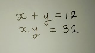 Olympiad Mathematics  Simultaneous equation leading to a quadratic equation [upl. by Tremain]