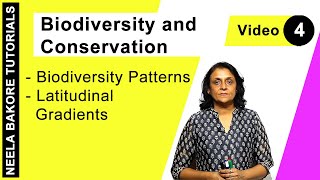 Biology For NEET amp AIIMS  Biodiversity amp Conservation Biodiversity Patterns Latitudinal Gradients [upl. by Katzman]