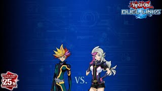 Playmaker and Ai vs Ghost Gal  YuGiOh Duel Links [upl. by Arahsak261]