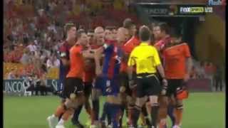 ALeague Fight Ft Emile Heskey [upl. by Selma]