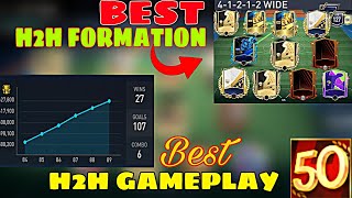 The Best H2H Formation 4 1 2 1 2  WIDE  Gameplay amp Tips  Fifa Mobile 23 [upl. by Mayram]