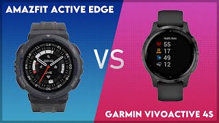 Amazfit Active Edge vs Garmin Vivoactive 4S Comparison [upl. by Peedsaj]