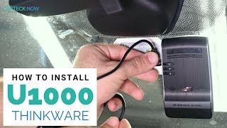 How to Install Thinkware U1000 Premium 4K Ultra HD Dash Camera [upl. by Farver]