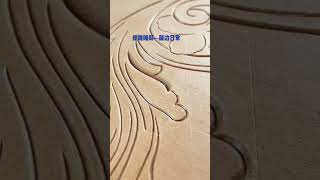 Tang Cao leather carving belt I like to draw sketches directly on the leather， shortvideo [upl. by Pinto]