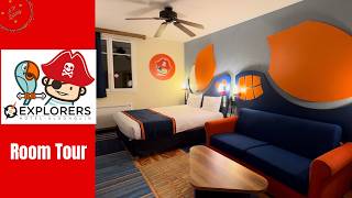 Explorers Hotel Room Tour Disneyland Paris [upl. by Reahard]