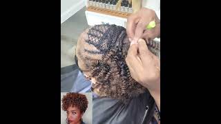 Alopecia Tutorial  Tapered Haircut  MsPks Crochet Braids [upl. by Icken]