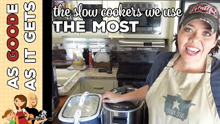 The Slow Cookers We Use The Most [upl. by Adnawuj]