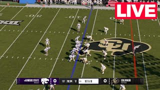 🔴LIVE NOW Colorado Buffaloes vs Kansas State Wildcats  Week 7 Full Game  2024 College Football 25 [upl. by Ripp]