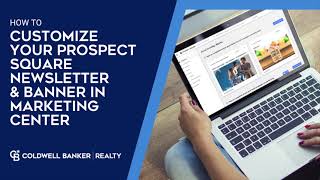 Customize Your Prospect Square Newsletter and Banner in Marketing Center  QUICK TIP [upl. by Amathiste]