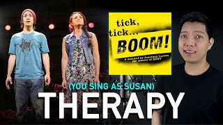 Therapy Jon Part Only  Karaoke  Tick Tick Boom [upl. by Hekking]