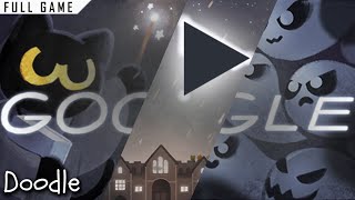 Halloween 2016 Magic Cat Academy  Google Doodle  Full Game [upl. by Xuerd]